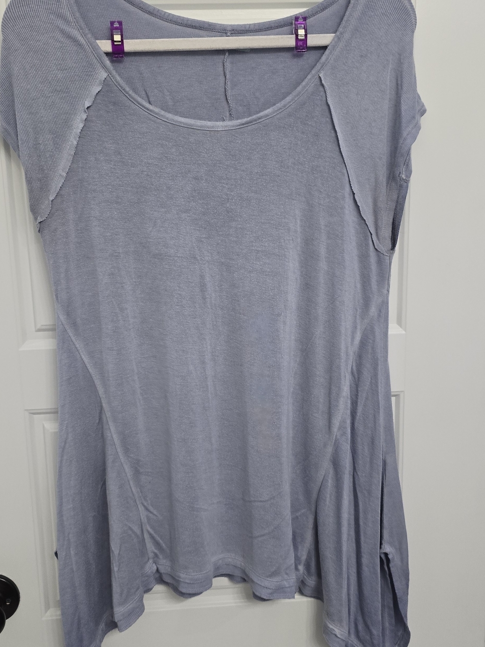 Maurices Light Blue Scoop Neck Tunic